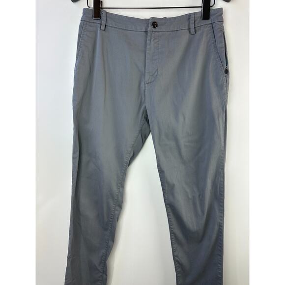 Birddogs Chino Pants Stretch Khaki 6-Pocket Slim Zip Snap Faded Grey Men's 32 - Picture 4 of 11